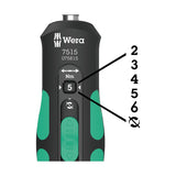 Wera Tools 05075850001 7515/7 Kraftform Safe-Torque Speed Bicycle 1 7-Piece Screwdriver Set