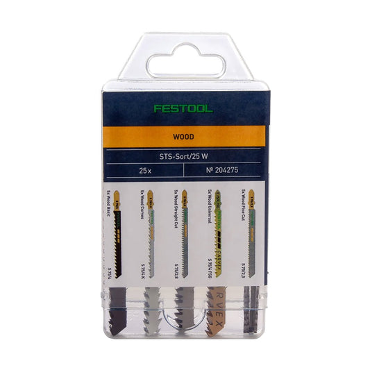 Festool Jigsaw Blade Assortment For Wood 