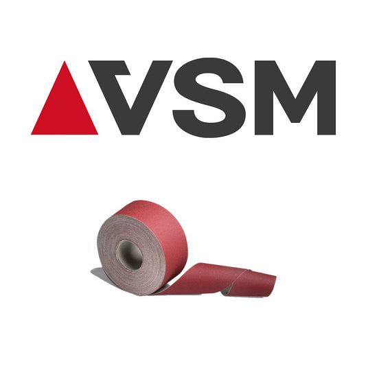 VSM Abrasives 4" x 50 yd. 80 Grit Aluminum Oxide Abrasive Roll 